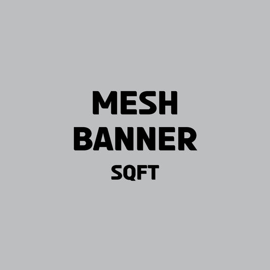 BANNER - 8 oz MESH | SQFT